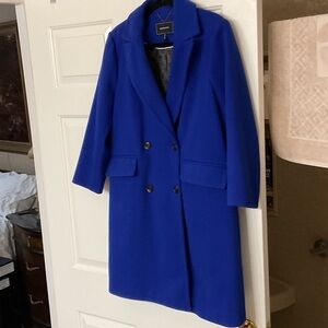 BCBGMaxAzria Royal Blue Pea Coat